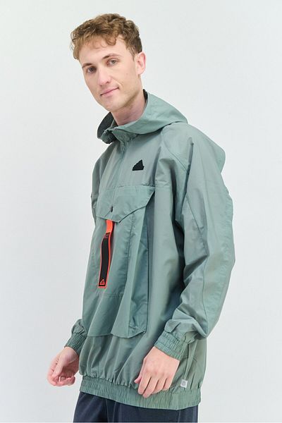 adidas Men Sportswear Fit Long Sleeve Outdoor Jacket, Sage Green