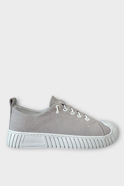 Liger Unisex Ευκολοφόρετα Αθλητικά Λινά Παπούτσια Αθλητικά Παπούτσια με Λαστιχένια Δαντέλα ΓΚΡΙ