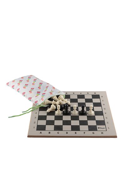 Enjoy BToys Wooden Chess - Wooden Intelligence and Strategy Game