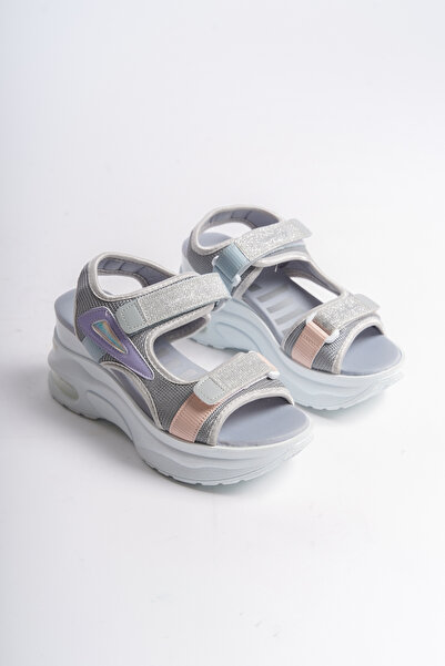 Solo Bag DEL'SOLERA Günlük Ortopedik Taban Rahat Ergonomik Hafif Şık Cırtlı Ayarlanabilir Tokalı Sandalet