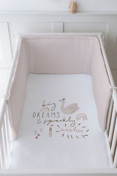 Tuğba Kuğu Princess Swan Royal Series - Baby Bedside and Sheet Sleeping Set