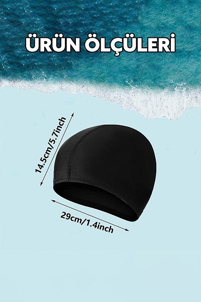COZY SENSE Swimming Cap Swimming Equipment for Women and Men Soft and Flexible Lycra Pool Bathing Cap