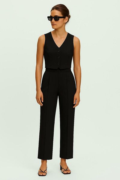 HAKKE Jacquard Vest Suit