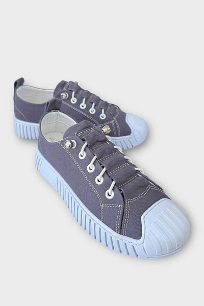 Liger Unisex Εύκολα φορεμένα αθλητικά λινά παπούτσια με κορδόνια από καουτσούκ ΚΑΠΝΙΣΜΕΝΑ