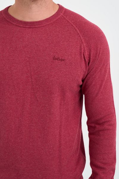 Lee Cooper Men's solid-color sweater with logo