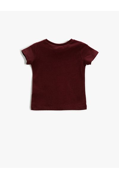Koton Printed Short Sleeve T-Shirt Cotton