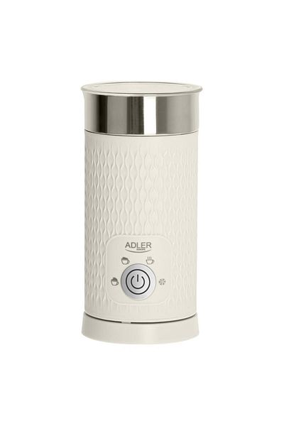 adler Spumator de lapte Adler AD 4495, 500 W, Baza rotativa 360, 0.3 l lapte, 0.13 l spuma (Crem)