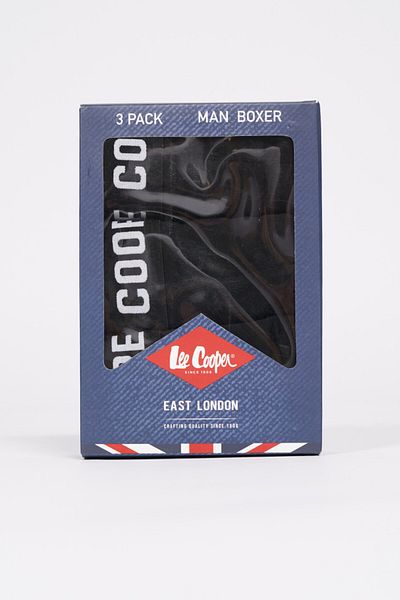 Lee Cooper Set of 3 boxers with logo tape