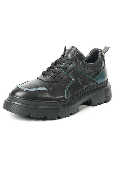 TETRİ Grayton Model Genuine Leather Handmade Men's Black Casual Shoes - Men's Black Casual Shoes