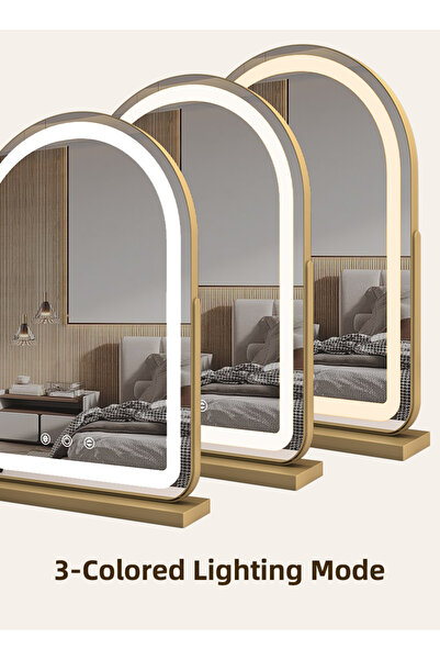 ETG Vanity Mirror with Lights, Lighted Makeup Mirror with 360 Rotation