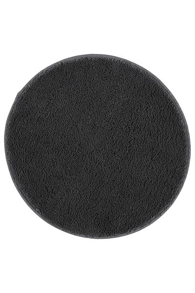 IKEA Round Bath Mat 55 Cm Dark Grey – Soft Thick Cotton With Anti-slip Latex Backing