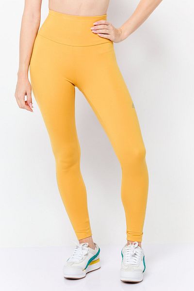adidas Women Tight Fit Training Leggings, Mustard