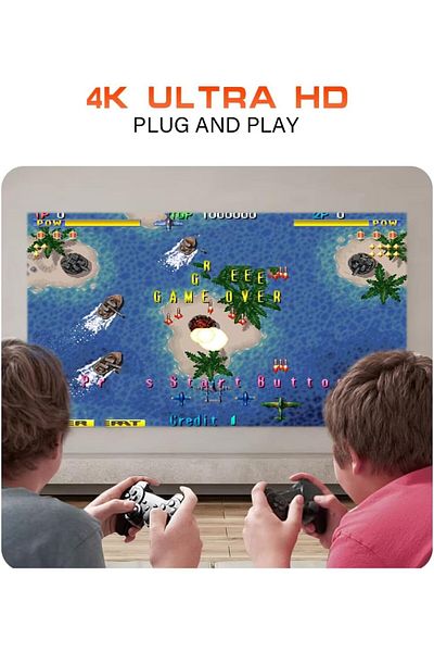 Vidvie Game Projector 2 in 1 Professional Chip, Portable Projector With Wireless Controller Gamepad