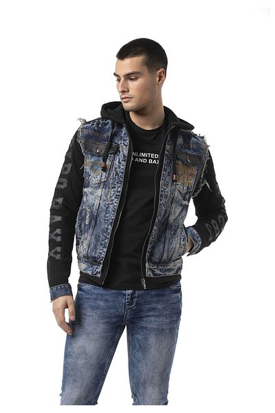 Cipo & Baxx CJ309 Iron Rebel Jean Ανδρικό Μπουφάν