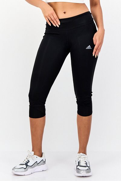adidas Women Sportswear Fit Running Crop Leggings, Black