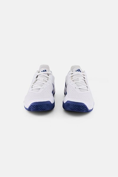 adidas Kids Boy Barricade Lace Up Tennis Shoes, White