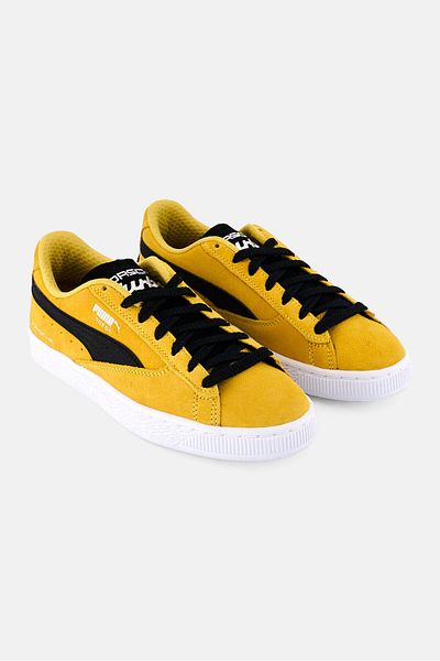 Puma x Porsche Design Kids Boy PL Suede Outdoor Shoes, Yellow
