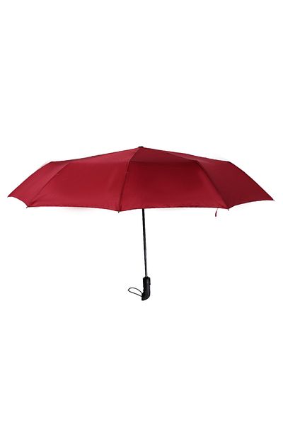 Biggdesign Moods Up Premium Wooden Handle Red Fully Automatic Umbrella