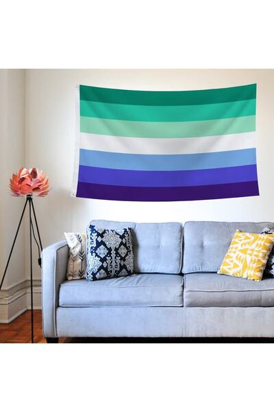 Babyc Mavi Pride Bayrağı 70x105cm Raşel Kumaş