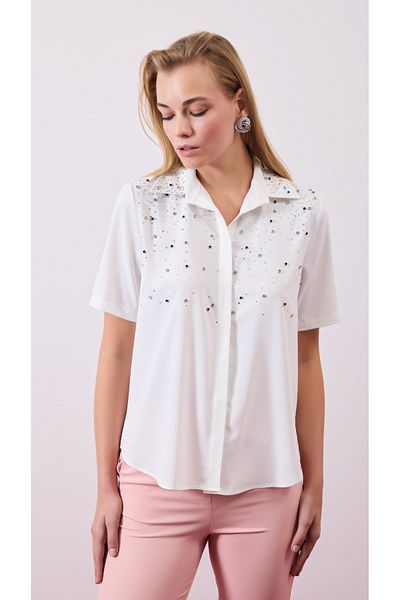 yakestore Short Sleeve Shirt with Spreader Stones