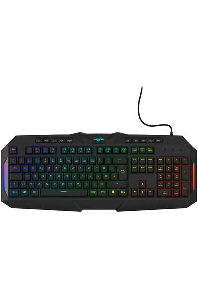 Hama Hama uRage Exodus 700 gaming keyboard, semi-mechanical switches, RGB lighting, Black
