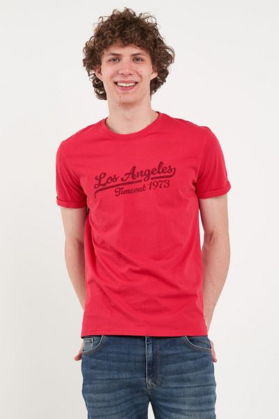 Timeout Tricou barbat cu imprimeu logo