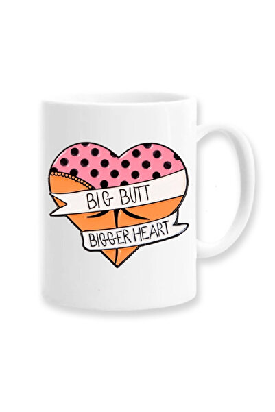 OEM Cană albă personalizată „Fund mare, inimă mai mare”, Inovatix®. 330 ml