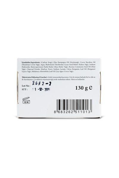 Akağaç Carbon Soap 130Gr