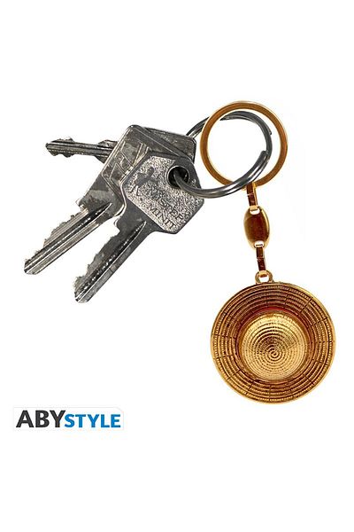 ABYstyle One Piece - Keychain 3D "Strawhat" Made In France