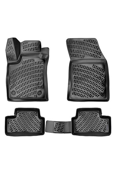 Umbrella UMBRELLA RUBBER CAR MATS SET FOR RENAULT MEGANE 4 HB 2016-