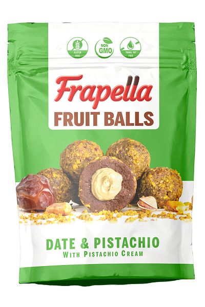 Frapella Pistachio Cream Filled Fruit Ball, 80 Gr. X 6 Pack