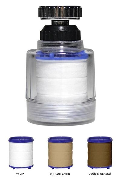 Miggles Filtered Faucet Head 360 ​​Degree Rotating Rust, Sediment, Anti-Limescale Water Saving