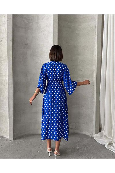 BE CHİC Rochie de damă cu două piept Maxi Long SG1000-1