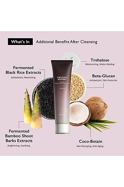 HaruHaru Wonder Black Rice Moisture 5.5 Soft Cleansing Gel 100ml