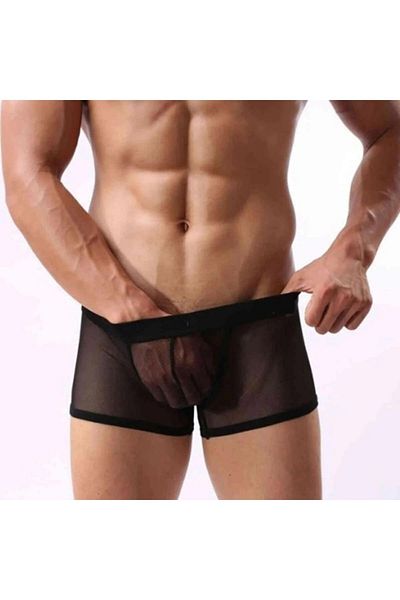 Lasirius Fancy Transparent Tulle Men's Boxer Fancy Thong