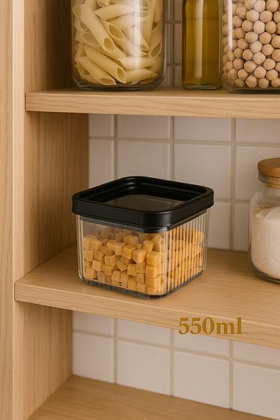 Arma House Black Lux Line Plus Food Storage Container 550 ml