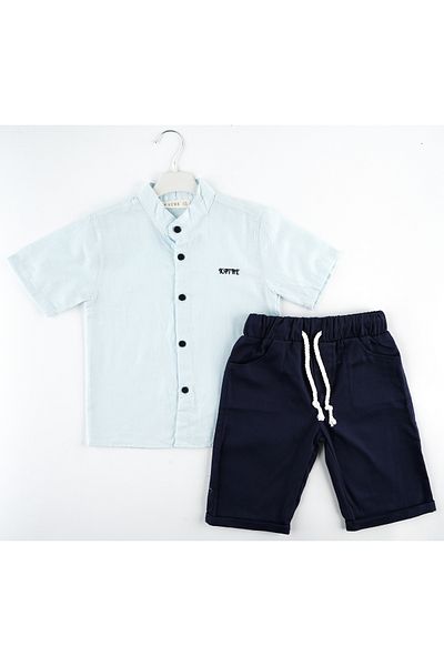 Katre Boy's Cotton Shirt Suit