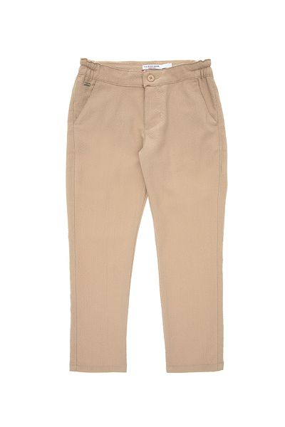 U.S. Polo Assn. Boy's Beige Canvas Trousers 50305940 -Vr011