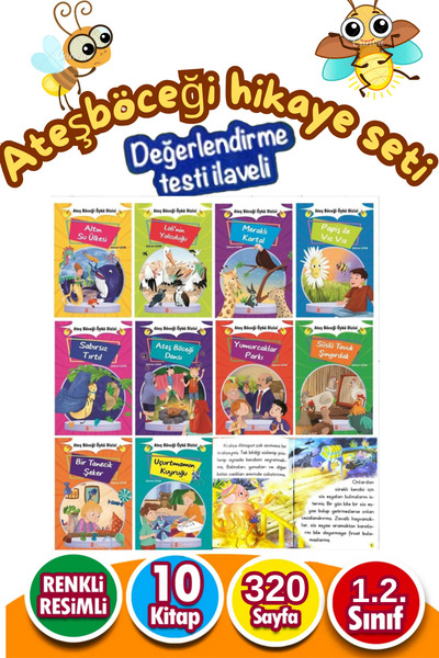 Ata Yayıncılık Ateş B. Okumayı Sevdiren Öykü Dizisi 1 Ve 2. Sınıflar