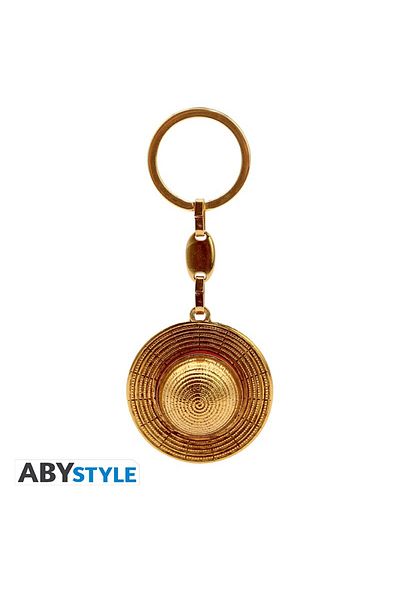 ABYstyle One Piece - Keychain 3D "Strawhat" Made In France