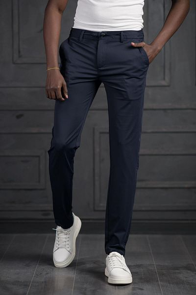 PERPANT Elastic Waist and Threaded Lycra Summer Thin Parachute Fabric Jogger Pants