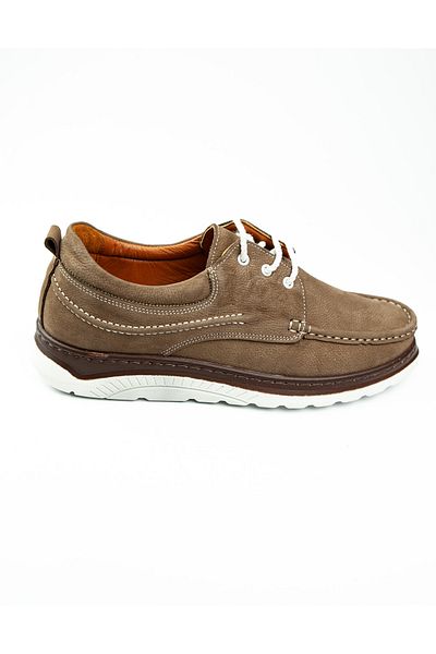 BABALİ 3060 Restfull Sand Nubuck Δερμάτινα Marine Casual Ανδρικά παπούτσια με μπαμπά