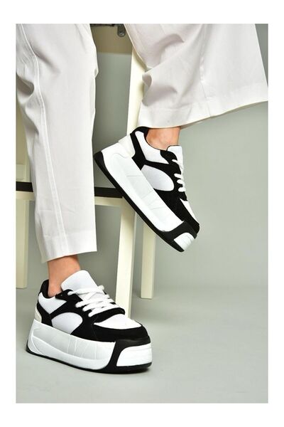 LABRONA Kadın Kalın Yüksek Tabanlı Yürüyüş Ayakkabısı