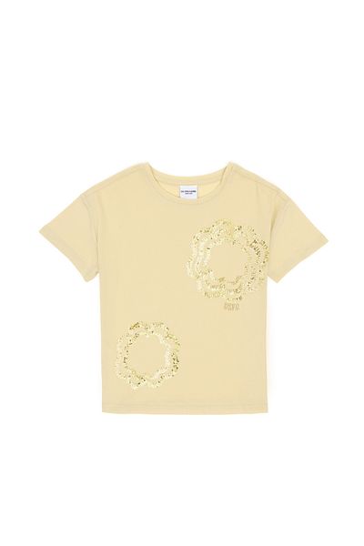 U.S. Polo Assn. Girl's Light Khaki T-Shirt 50300960 -Vr183