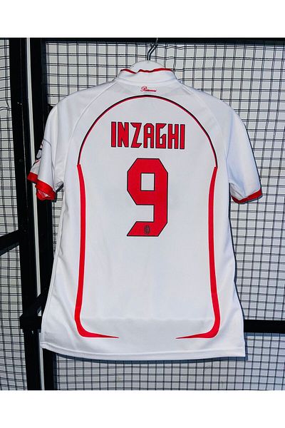 Lion Spor Legend M.i.l.a.n Inzaghi 9 Nostalgia Jersey ΛΕΥΚΗ ΤΖΕΡΣΕΪ ΡΕΤΡΟ