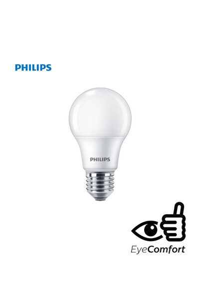 Philips 8w=60w 720 Lümen E27 Beyaz Işık Led Ampul 12'li Eko Paket