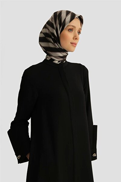 Armine Wide Cuff Overcoat 25Y8206 Black