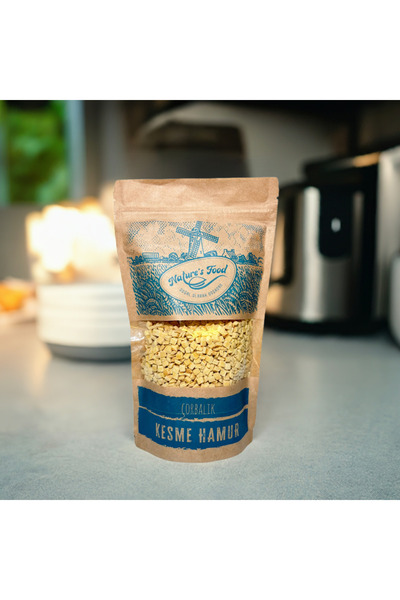 NATURES FOOD Kesme Hamur 400gr - Tam Buğday unu, süt, yumurta, tuz.