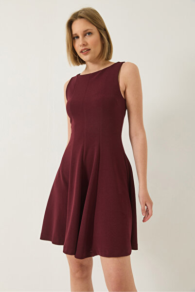 Bianco Lucci Women's Boat Neck Godeli Mini Dress 5203 60281026