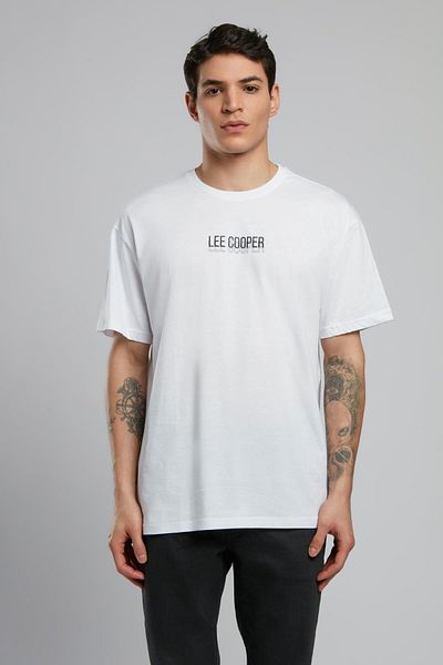 Lee Cooper Andrea Men's O-Neck T-Shirt White